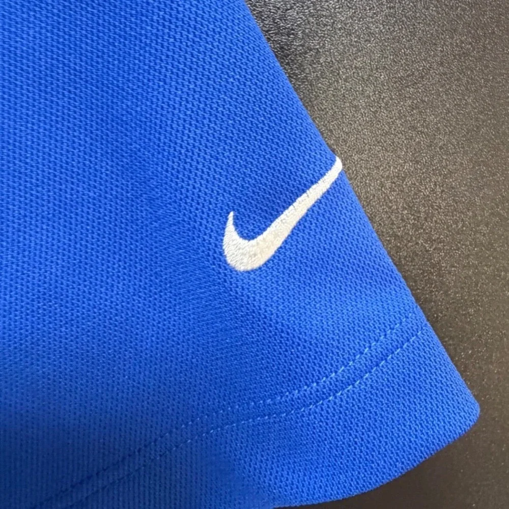 Nike Golf Dri-FIT Polo Shirt Mens XL Royal Blue Short Sleeve Performance Golf K2